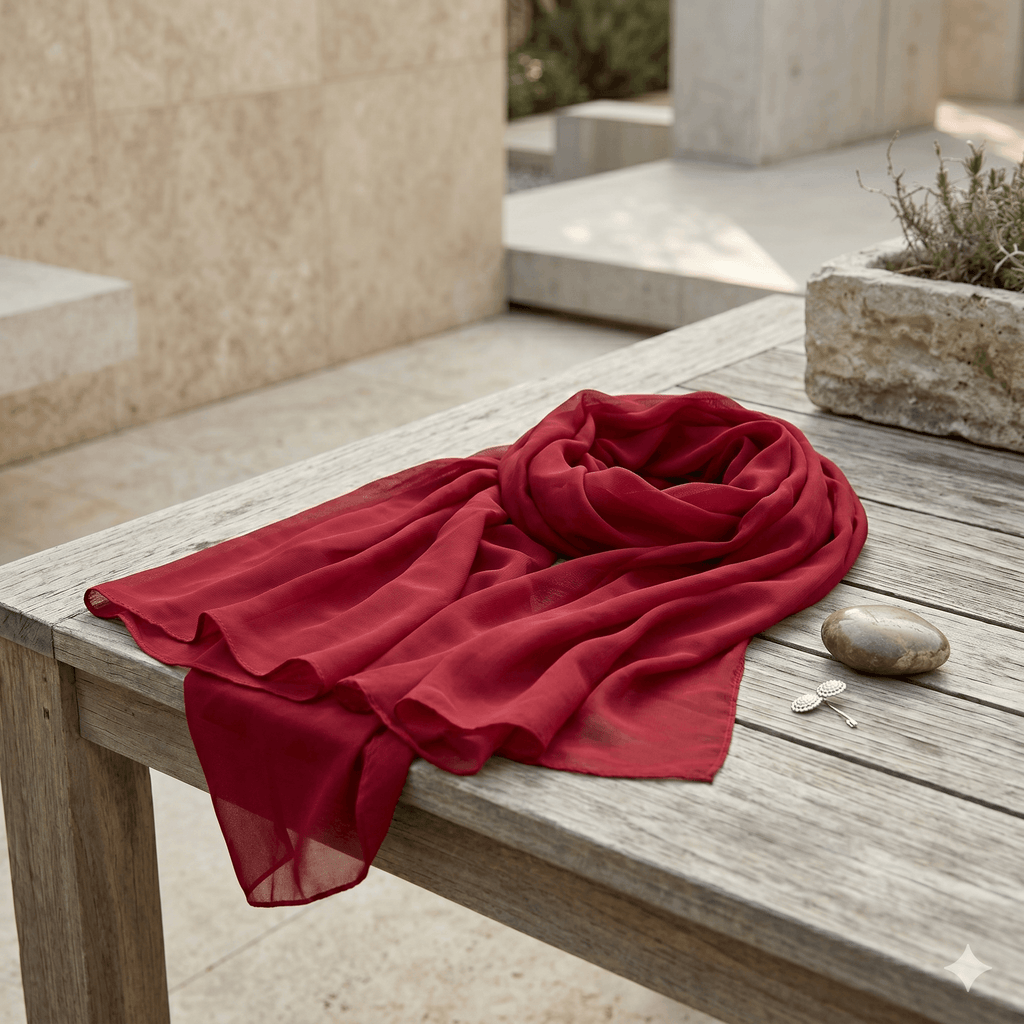 Premium Chiffon Scarf – Lightweight Modest Hijab | North Abaya