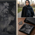 Leaf Print Chiffon Scarf – Printed Hijab Scarf Canada