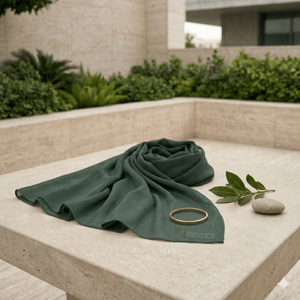 Premium Chiffon Scarf – Lightweight Modest Hijab | North Abaya