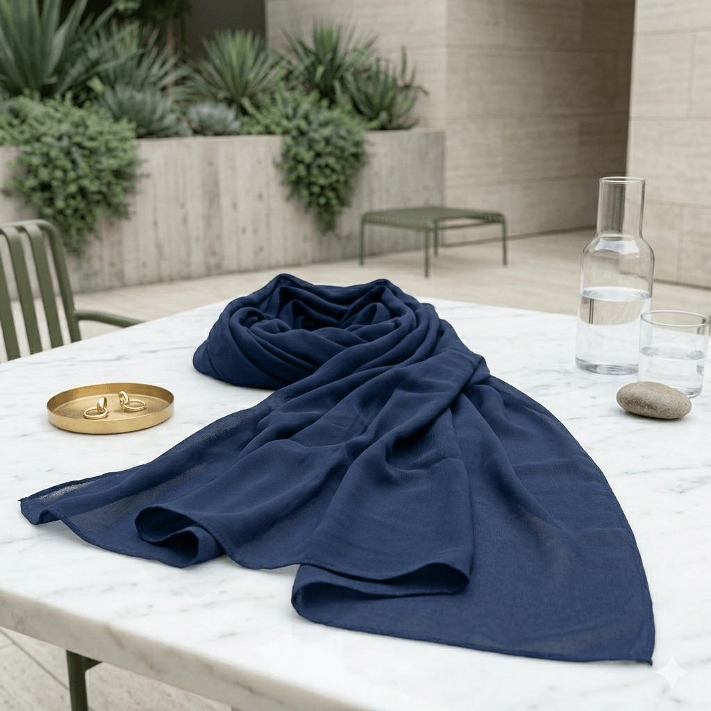 Premium Chiffon Scarf – Lightweight Modest Hijab | North Abaya