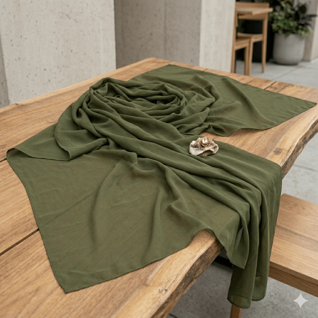 Premium Chiffon Scarf – Lightweight Modest Hijab | North Abaya