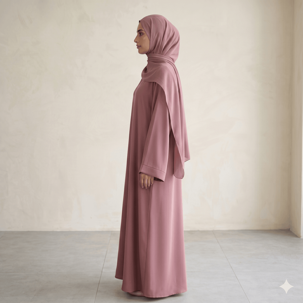 Plain Flare Nida Abaya – Loose Fit Pocket, Fashion Canada