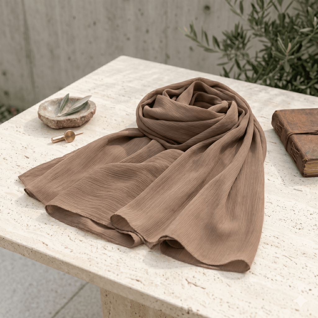 Premium Georgette Scarf – Breathable Modest Hijab | North Abaya