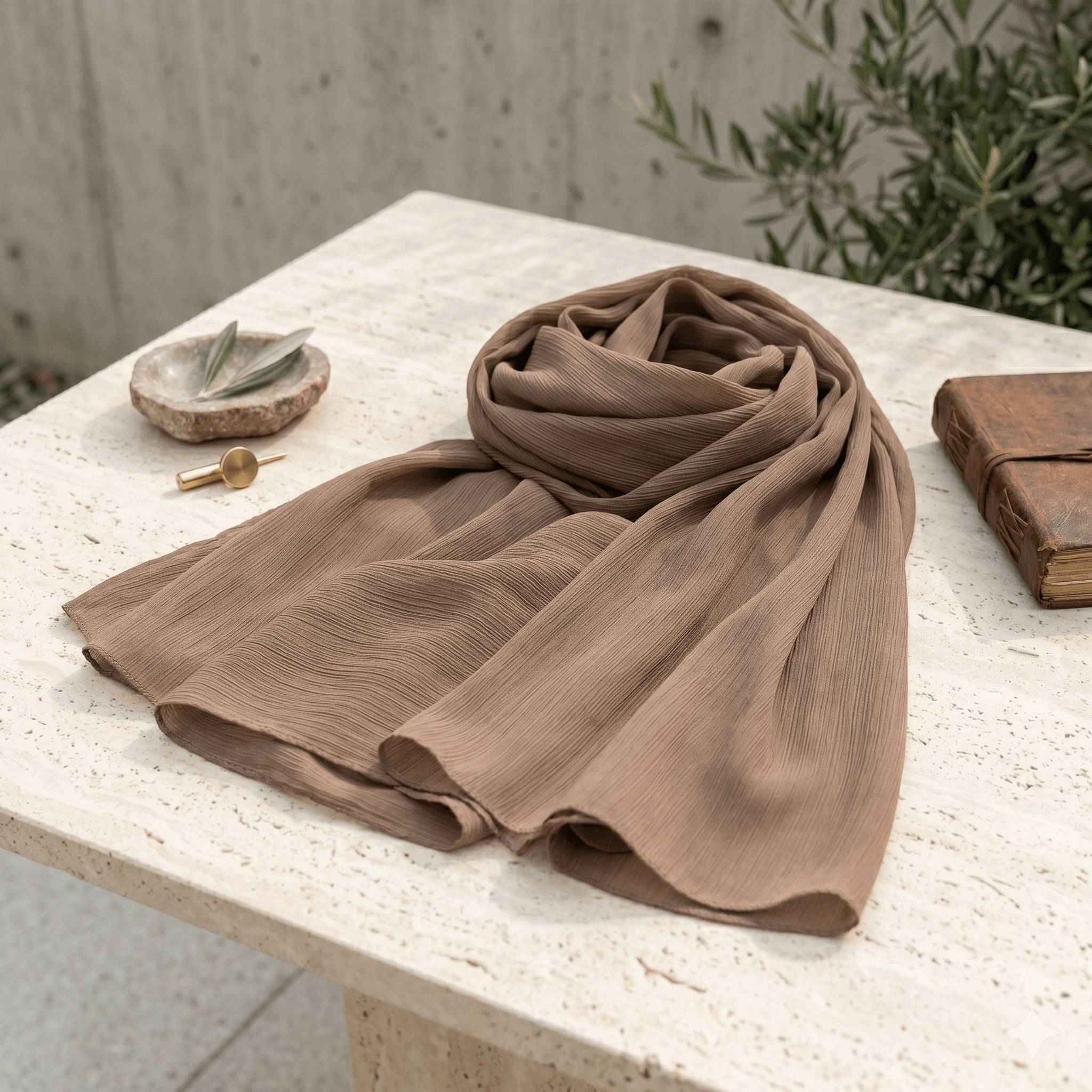 Premium Georgette Scarf – Breathable Modest Hijab | North Abaya