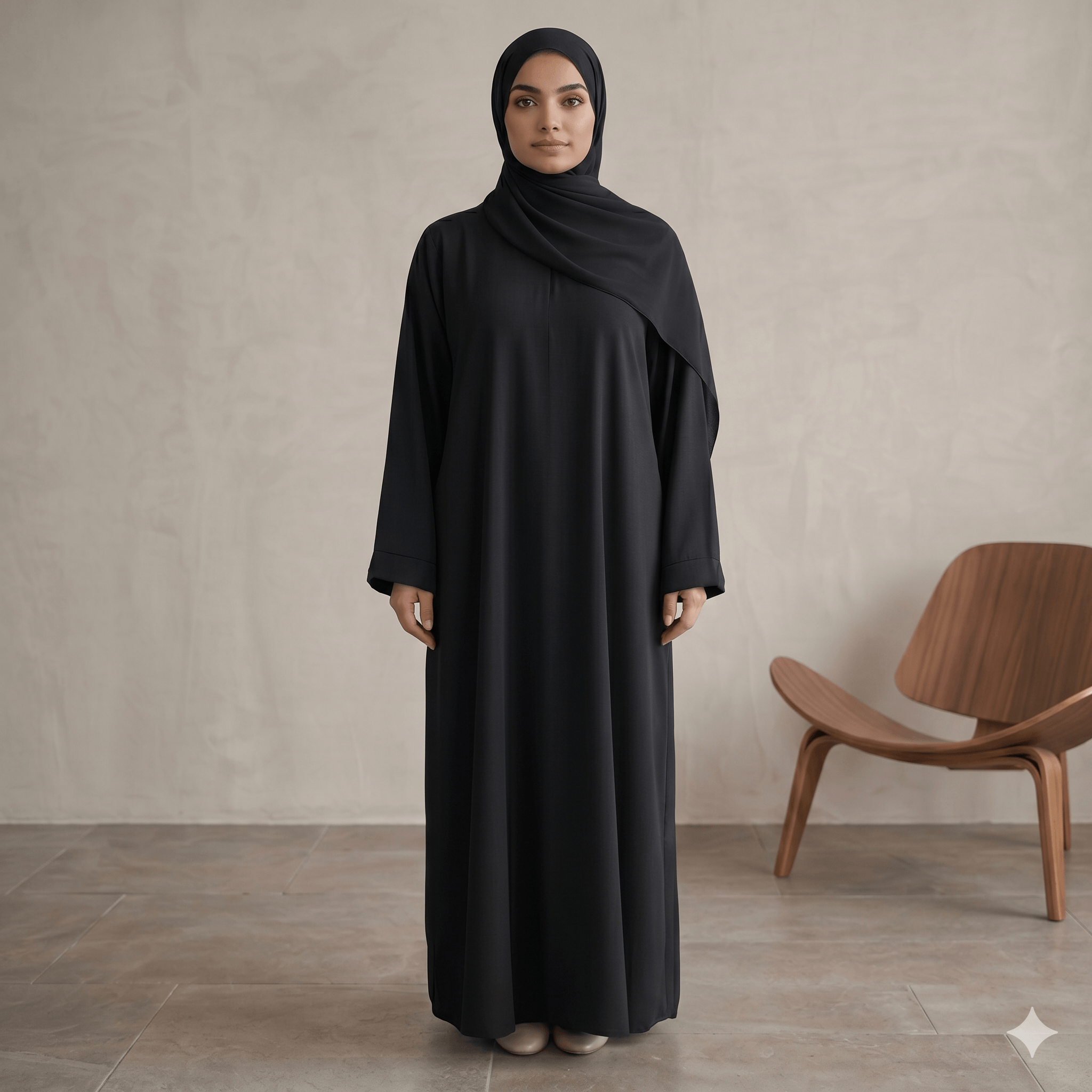 Plain Flare Nida Abaya – Loose Fit Pocket, Fashion Canada