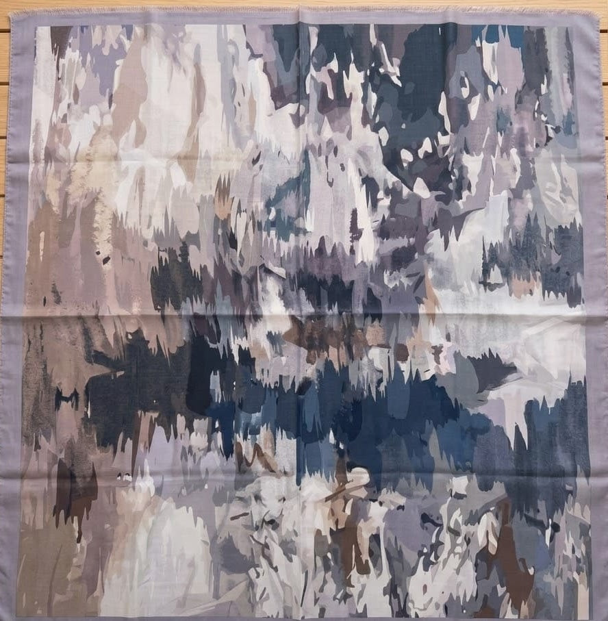 Sage Botanical Print Chiffon Scarf – Hijab Scarf Canada