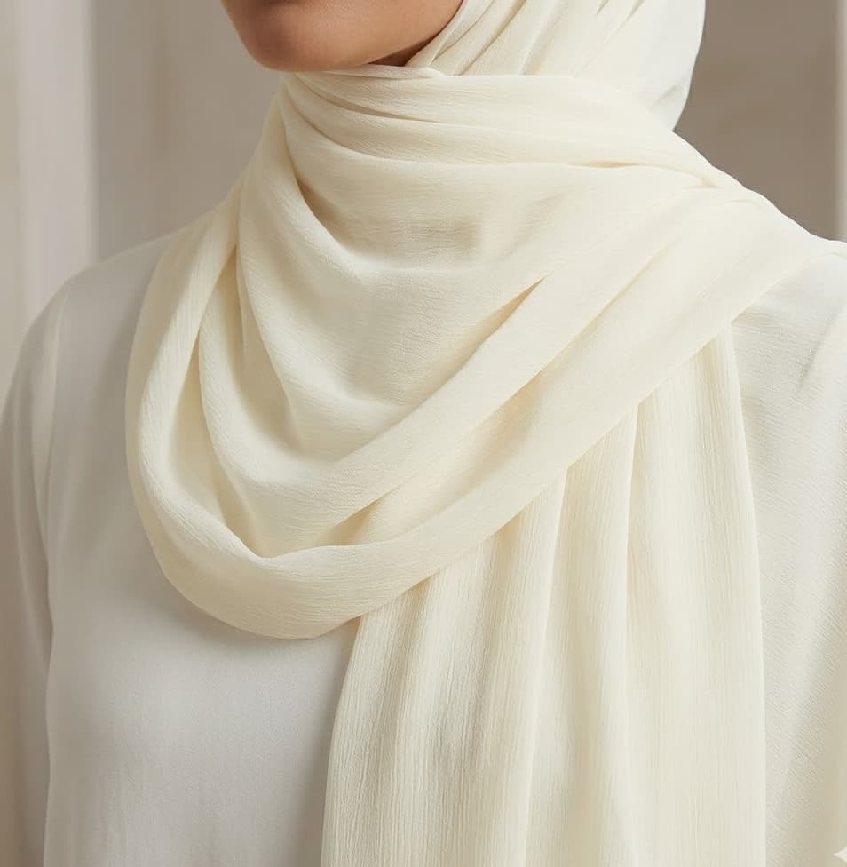 Teal Solid Georgette Hijab Scarf – Multicolor Canada