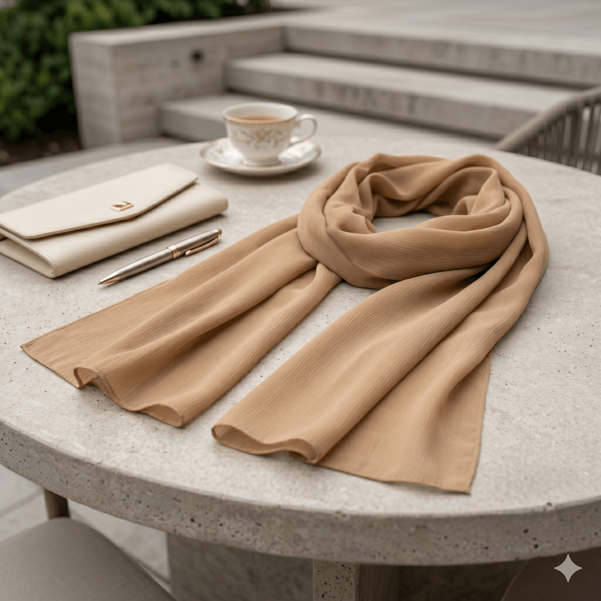 Premium Georgette Scarf – Breathable Modest Hijab | North Abaya