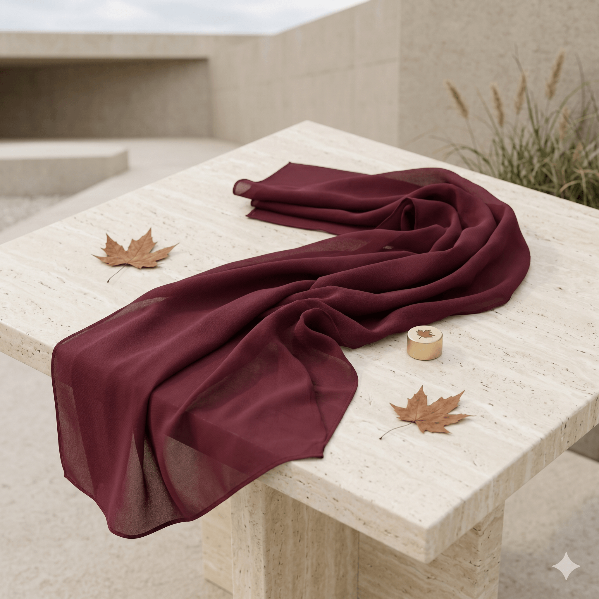 Premium Chiffon Scarf – Lightweight Modest Hijab | North Abaya