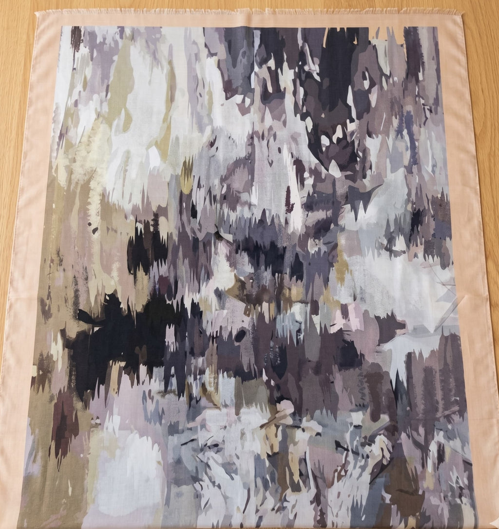 Sage Botanical Print Chiffon Scarf – Hijab Scarf Canada