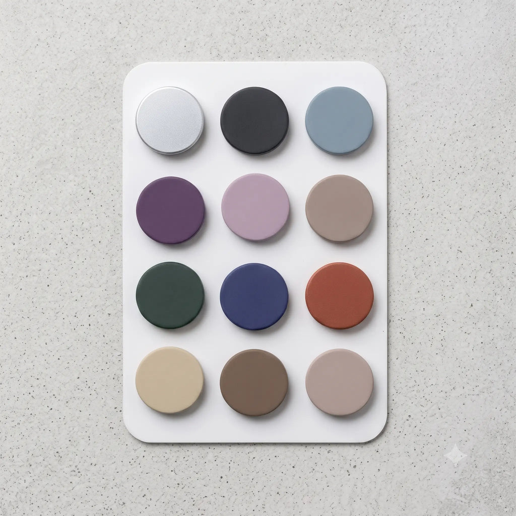 Muted Tone Brooch — Earthy Palette