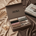 8 Scarf Bundle Box – 4 Solid & 4 Printed Luxury Hijabs | North Abaya