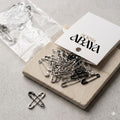 Silver & Black Hijab Safety Pins Pack – North Abaya