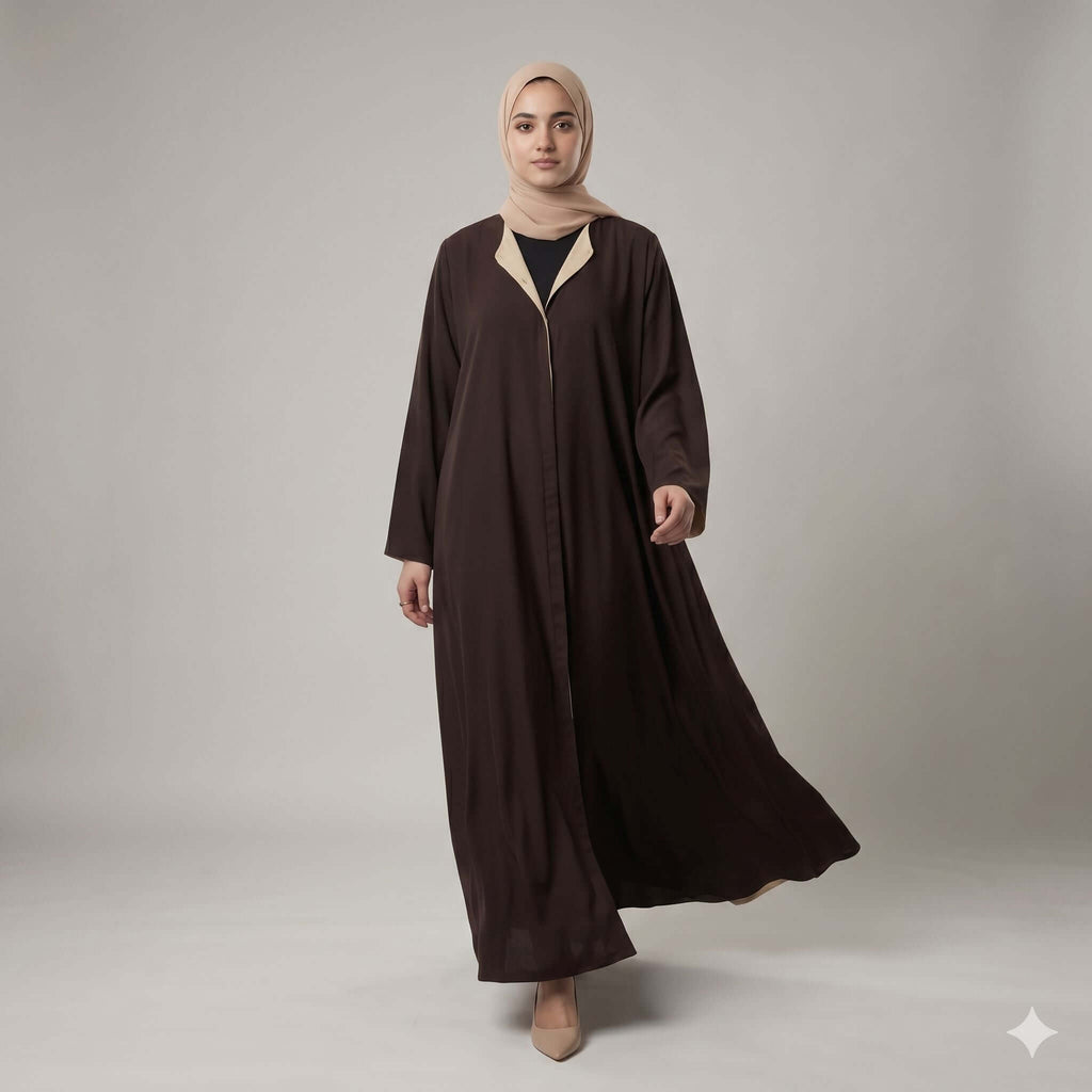 Reversible Double-Sided Abaya – Two Looks, One Price | Canada Abaya North Abaya 