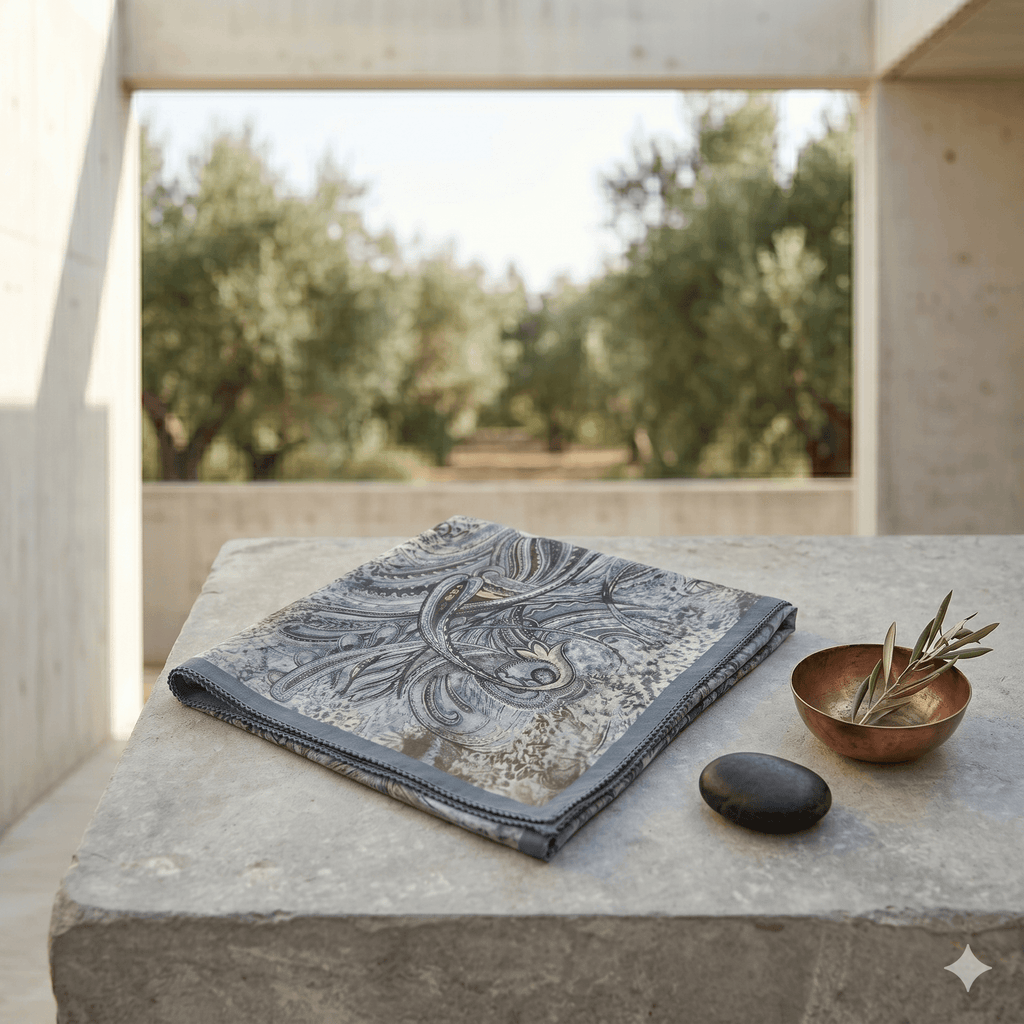 Turkish Printed Chiffon Scarf – Luxury Bordered Hijab | North Abaya